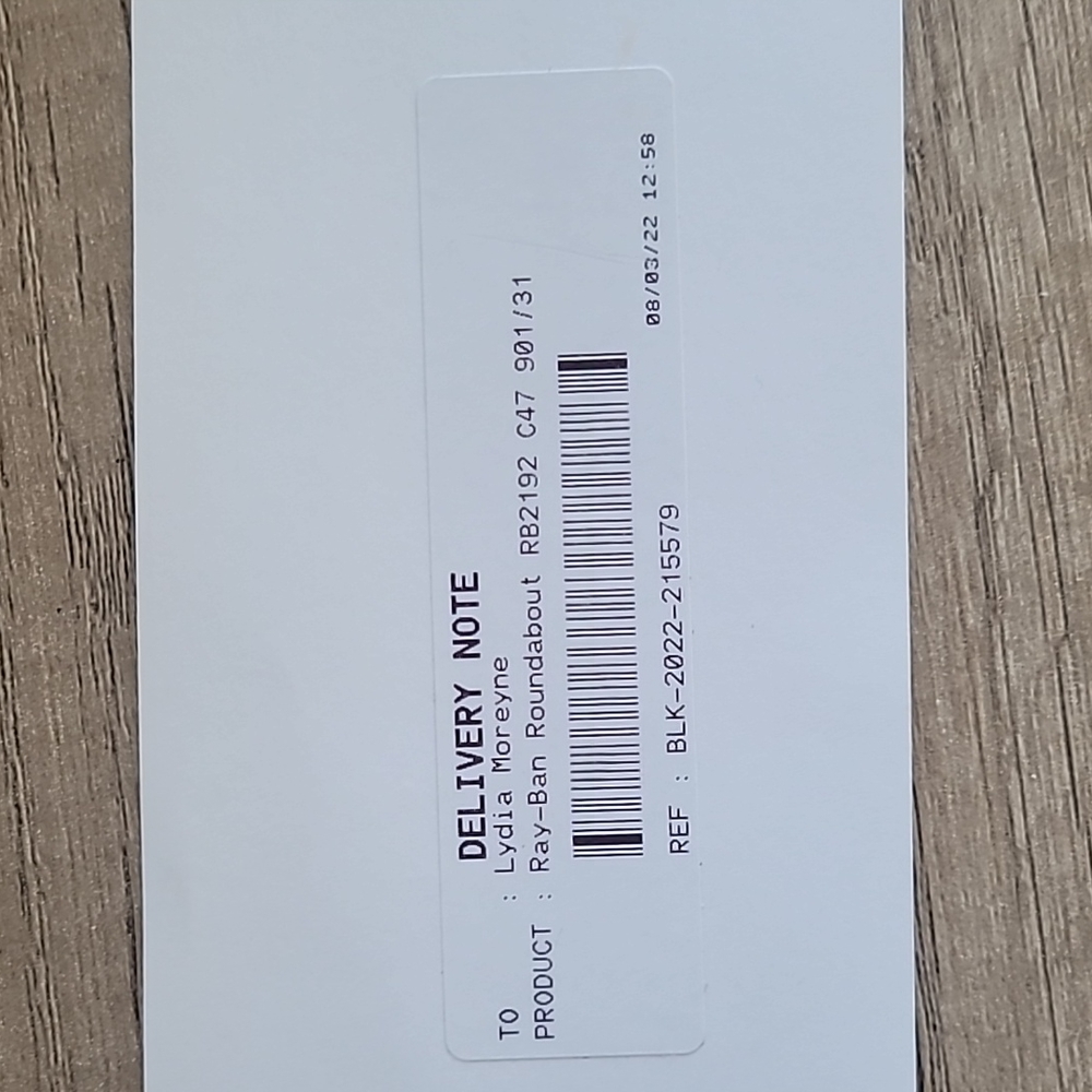 * SOLD NWT RAYBAN ROUNDABOUT BLACK - Picture 8 of 9